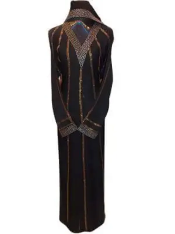 Picture of Radhe Designer Black Georgette Kaftan Dress for Women - F4601