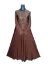 Picture of Pink Cotton Modest Dress for Women - Lace Stylish Occasion Look