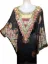 Picture of Multicolor Georgette Modest Dress for Women - Paisley Print Modern Ethnic Look