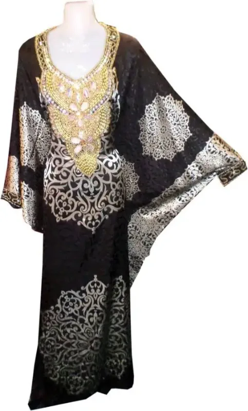 Picture of Radhe Designer Multicolor Georgette Kaftan Dress for Women - F4625