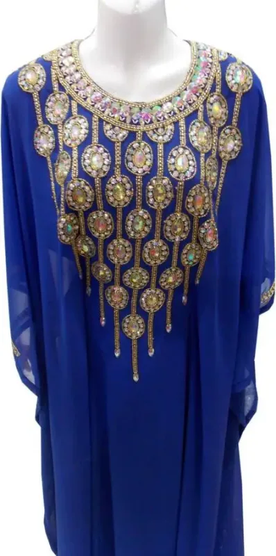 Picture of Radhe Designer Pink Cotton Kaftan Dress for Women - F4619