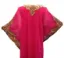 Picture of Purple Georgette Modest Dress for Women - Panelled Modern Ethnic Look