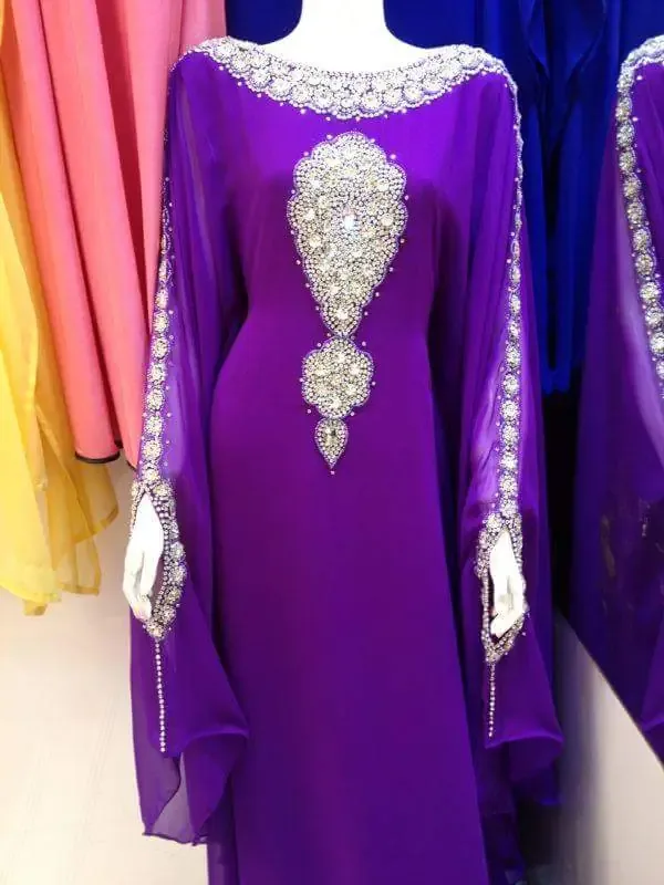 Picture of Radhe Designer Pink Cotton Kaftan Dress for Women - F4670