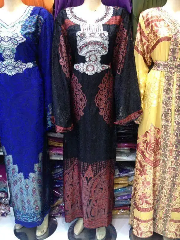 Picture of Yellow Georgette Modest Dress for Women - Lace Stylish Occasion Look