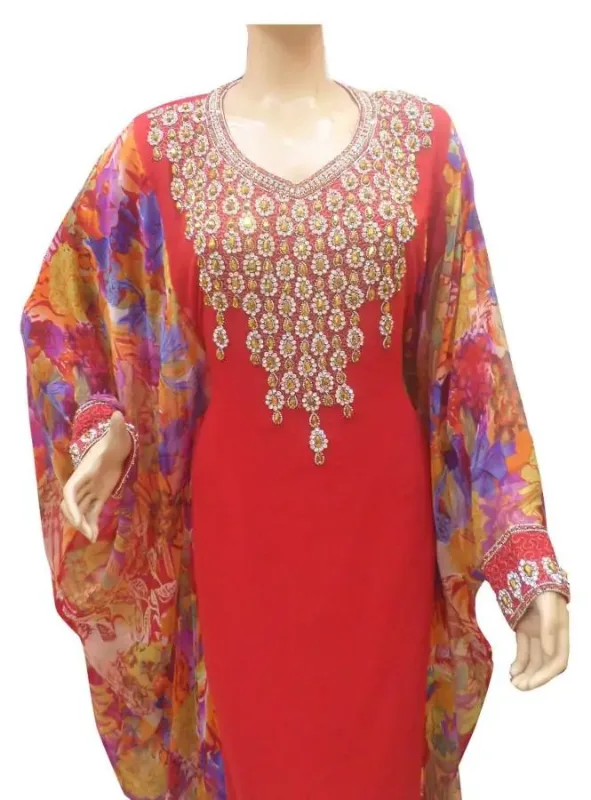 Picture of Radhe Designer Blue Georgette Kaftan Dress for Women - F4698