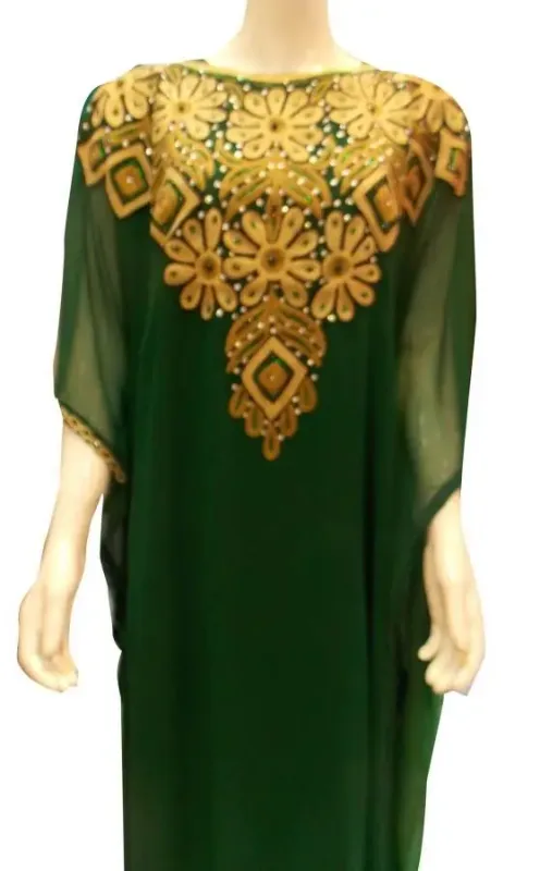 Picture of Radhe Designer Multicolor Georgette Kaftan Dress for Women - F4694