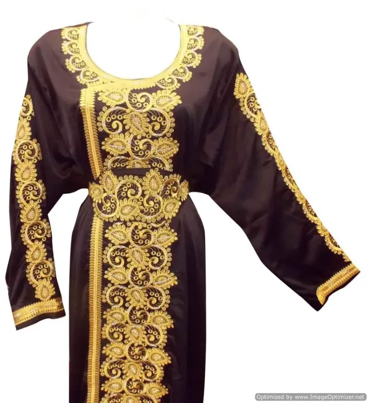 Picture of Radhe Designer White Georgette Kaftan Dress for Women - F4691