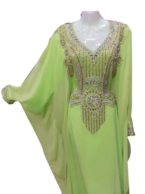 Picture of Radhe Designer Multicolor Georgette Kaftan Dress for Women - F4693