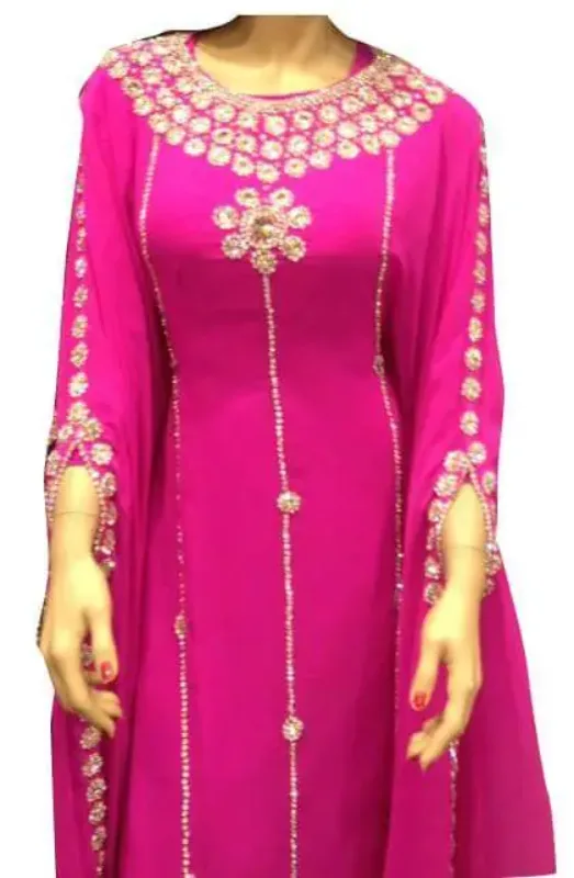 Picture of Radhe Designer Blue Georgette Kaftan Dress for Women - F4732