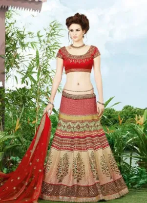 Picture of indian pakistani bridal lehenga designer wear lengha ch
