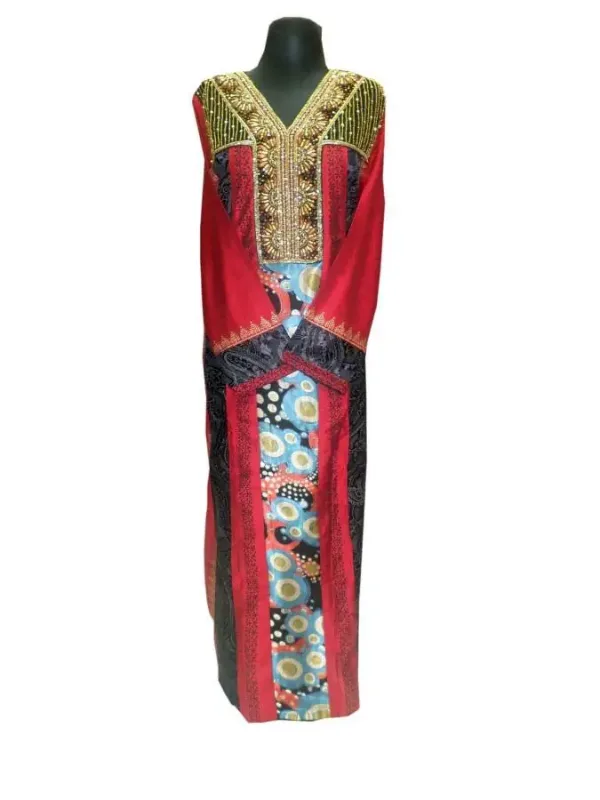 Picture of Radhe Designer Multicolor Georgette Kaftan Dress for Women - F4786