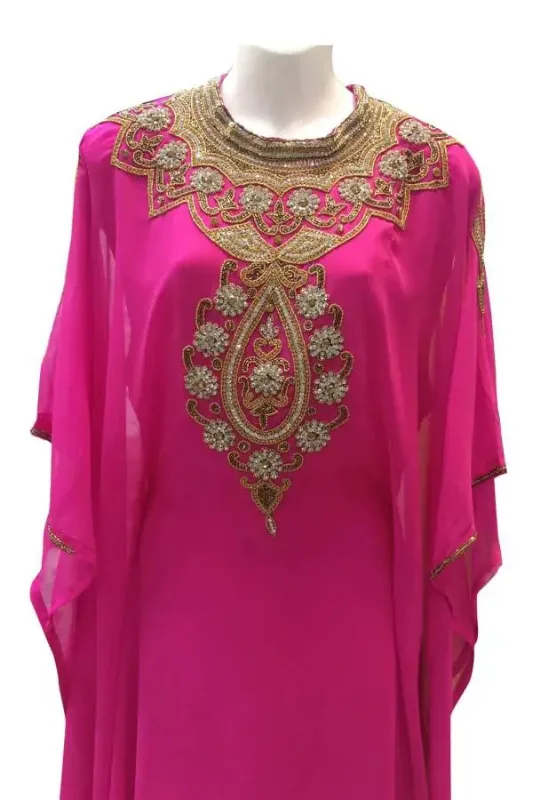 Picture of Radhe Designer Multicolor Georgette Kaftan Dress for Women - F4780