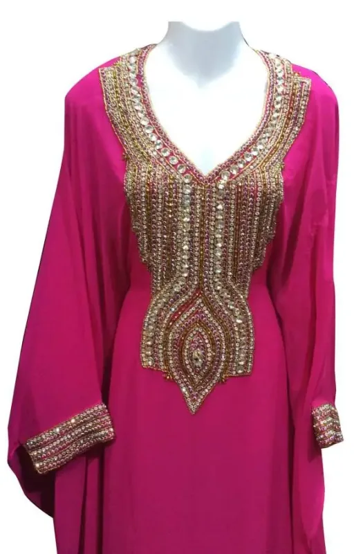Picture of Radhe Designer Multicolor Georgette Kaftan Dress for Women - F4779