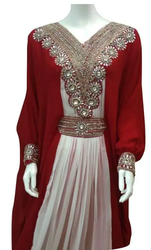 Picture of Radhe Designer Multicolor Georgette Kaftan Dress for Women - F4797