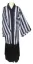 Picture of Yellow Georgette Modest Dress for Women - Lace Elegant Draped Look