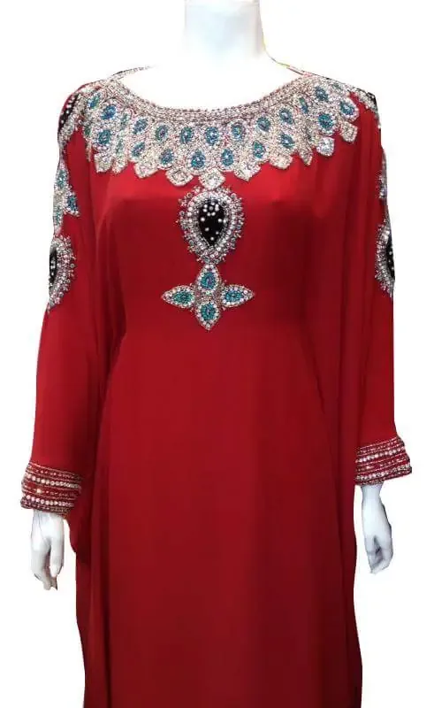 Picture of Radhe Designer Yellow Georgette Kaftan Dress for Women - F4819