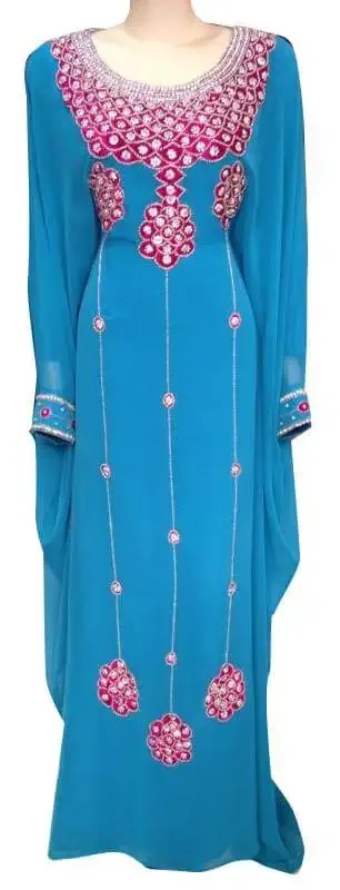 Picture of Radhe Designer Multicolor Georgette Kaftan Dress for Women - F4815