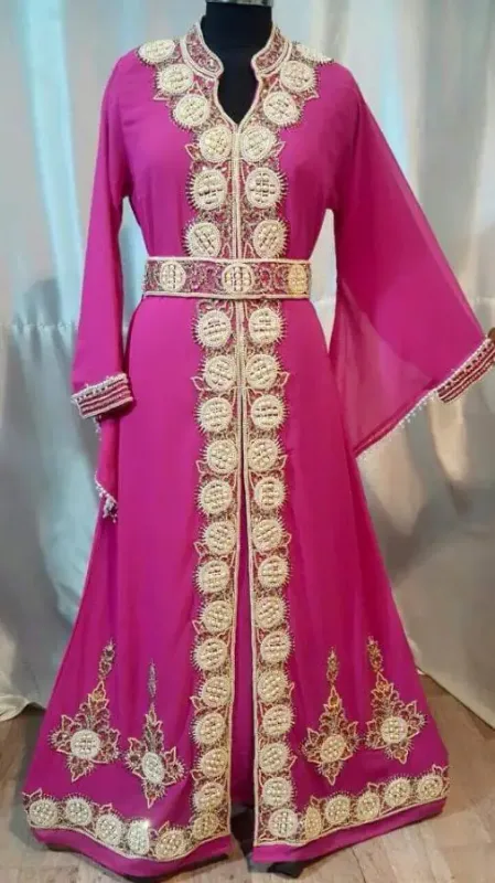 Picture of Radhe Designer Multicolor Georgette Kaftan Dress for Women - F4832