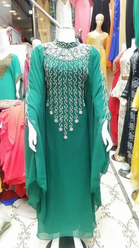 Picture of Radhe Designer Multicolor Georgette Kaftan Dress for Women - F4833