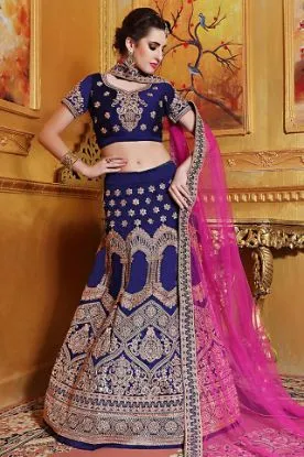 Picture of wedding wear indian designer lehenga choli bollywood gh