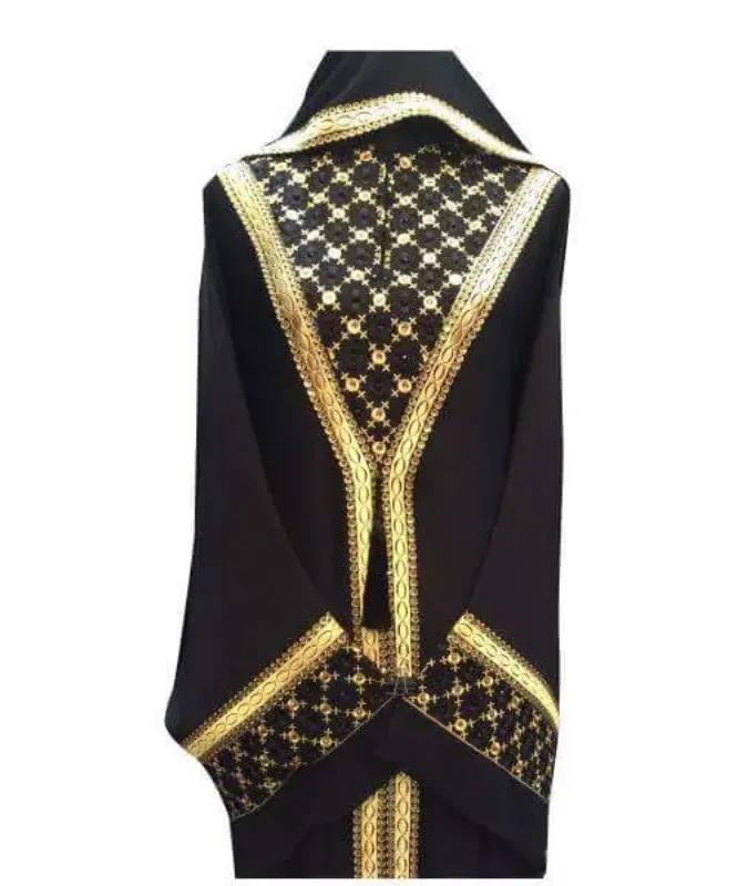 Picture of Radhe Designer Black Georgette Kaftan Dress for Women - F4856
