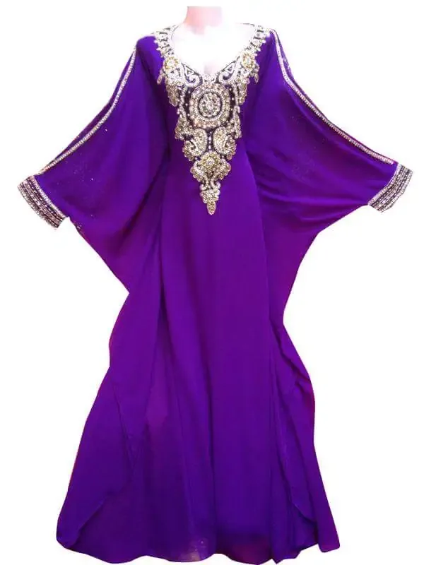 Picture of Radhe Designer Multicolor Georgette Kaftan Dress for Women - F4883