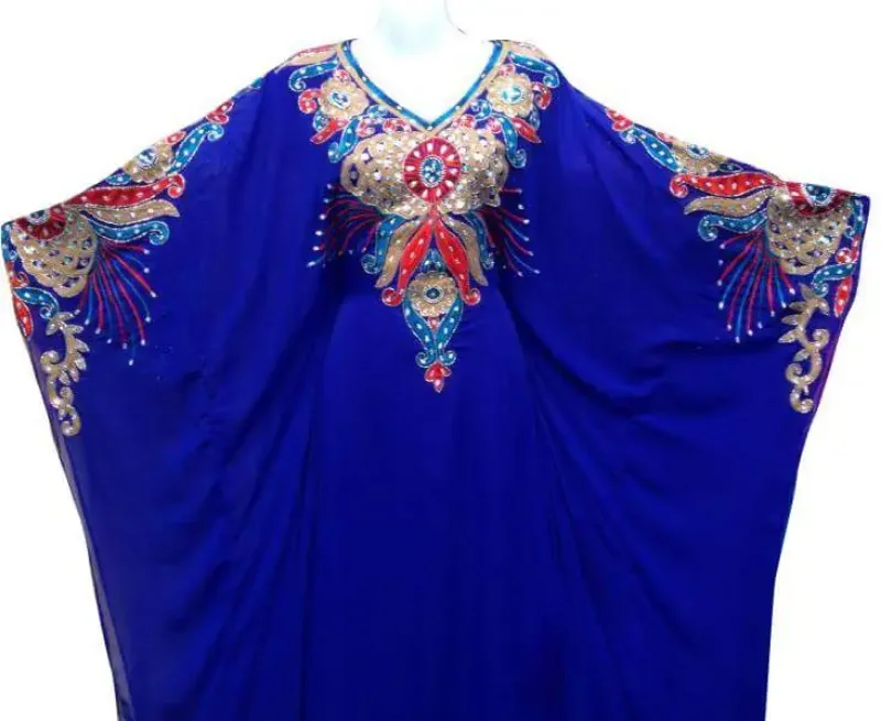 Picture of Radhe Designer Multicolor Georgette Kaftan Dress for Women - F4882