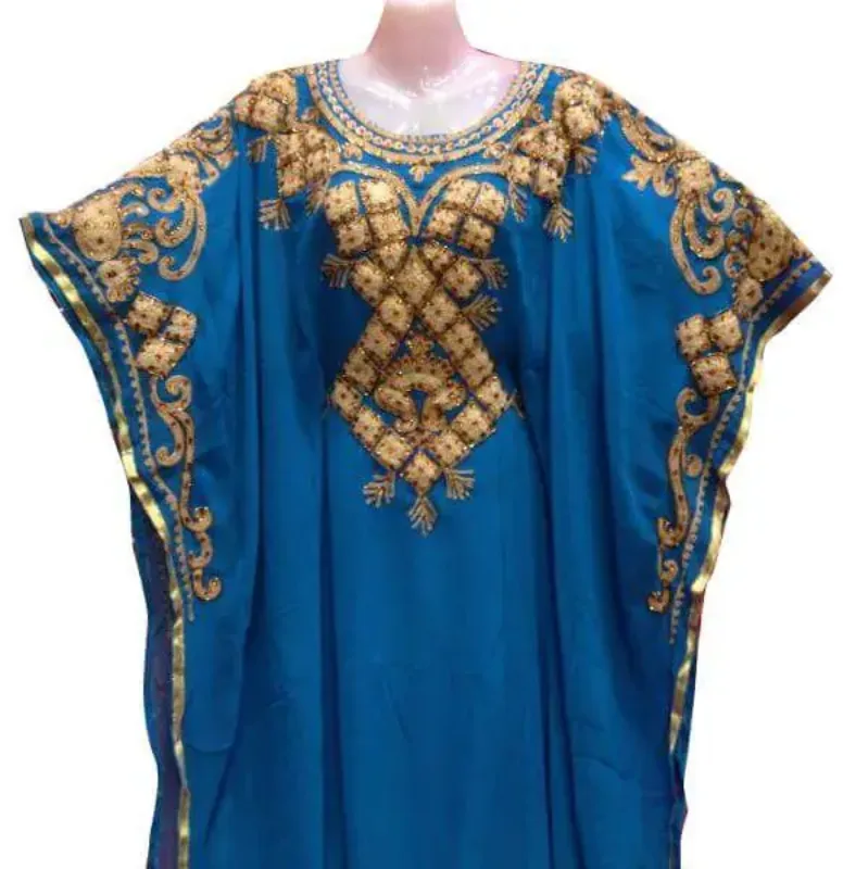 Picture of Radhe Designer White Georgette Kaftan Dress for Women - F4878