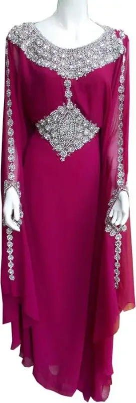 Picture of Radhe Designer Multicolor Georgette Kaftan Dress for Women - F4543
