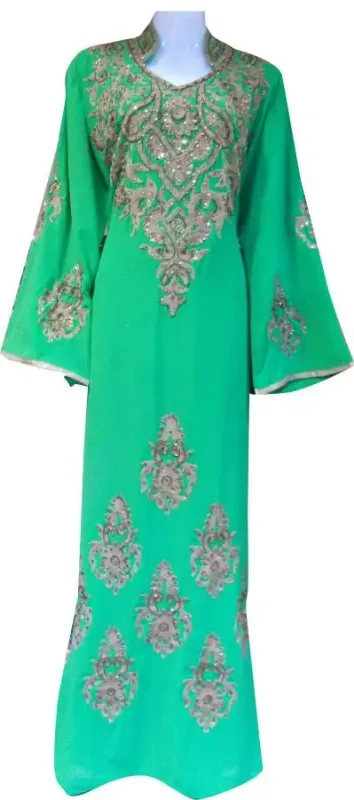 Picture of Radhe Designer Multicolor Georgette Kaftan Dress for Women - F4901