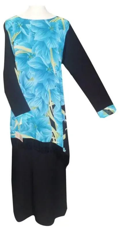Picture of Radhe Designer Multicolor Georgette Kaftan Dress for Women - F4905
