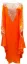 Picture of Multicolor Georgette Modest Dress for Women - Draped Stylish Occasion Look