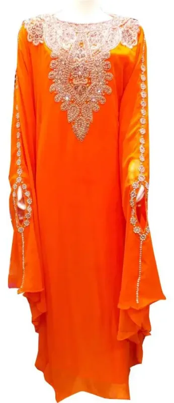 Picture of Radhe Designer Multicolor Georgette Kaftan Dress for Women - F4900