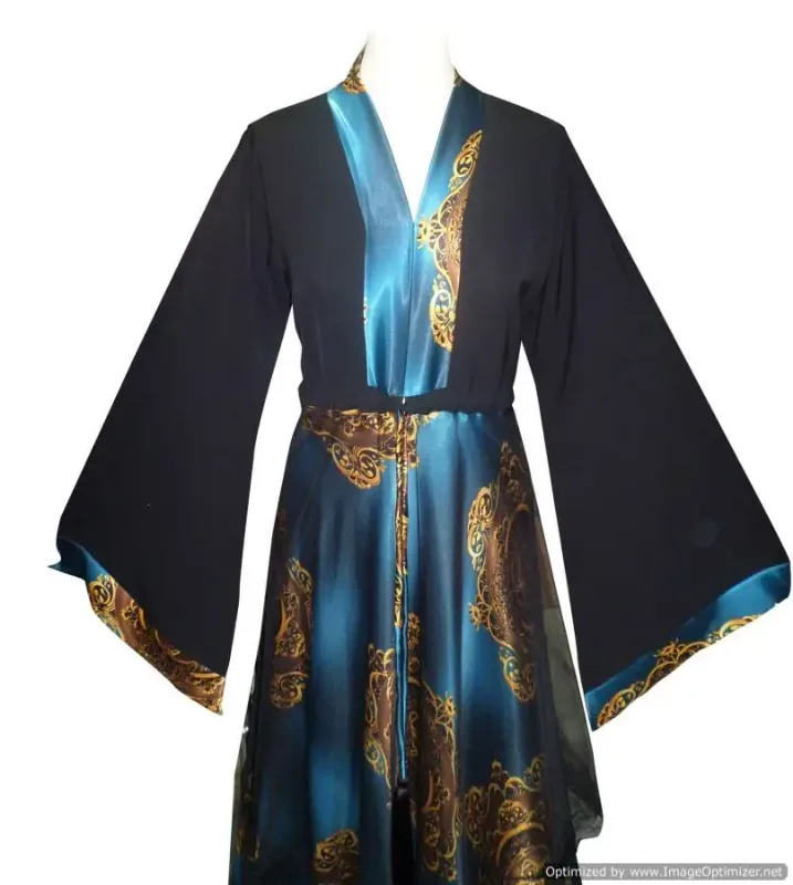 Picture of Radhe Designer Yellow Georgette Kaftan Dress for Women - F4904