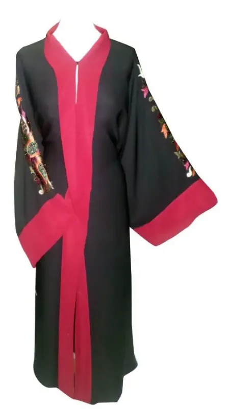 Picture of Radhe Designer Black Georgette Kaftan Dress for Women - F4903
