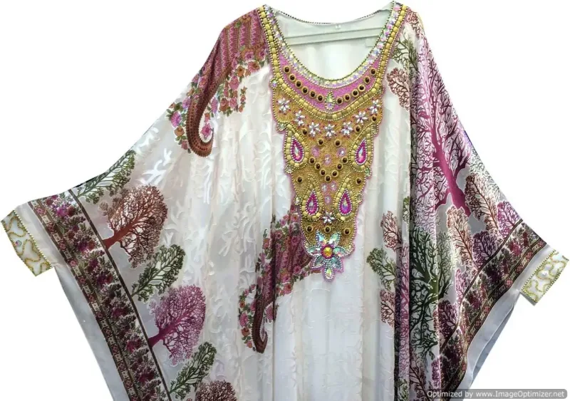 Picture of Radhe Designer Multicolor Georgette Kaftan Dress for Women - F2333