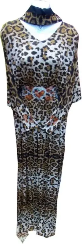 Picture of Radhe Designer Multicolor Georgette Kaftan Dress for Women - F4531