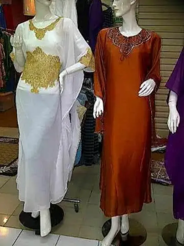 Picture of Radhe Designer Multicolor Georgette Kaftan Dress for Women - F9123