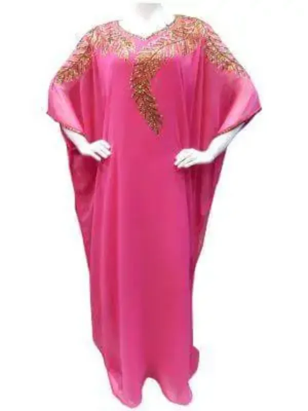 Picture of Radhe Designer Multicolor Georgette Kaftan Dress for Women - F5015