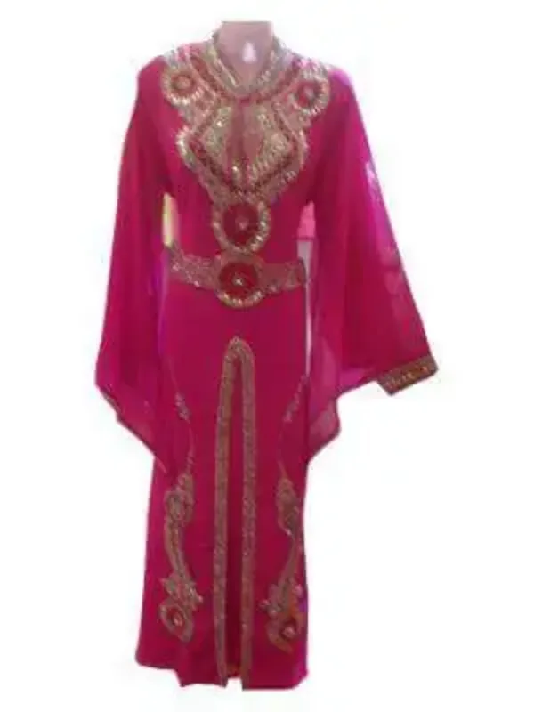 Picture of Radhe Designer Black Georgette Kaftan Dress for Women - F4890