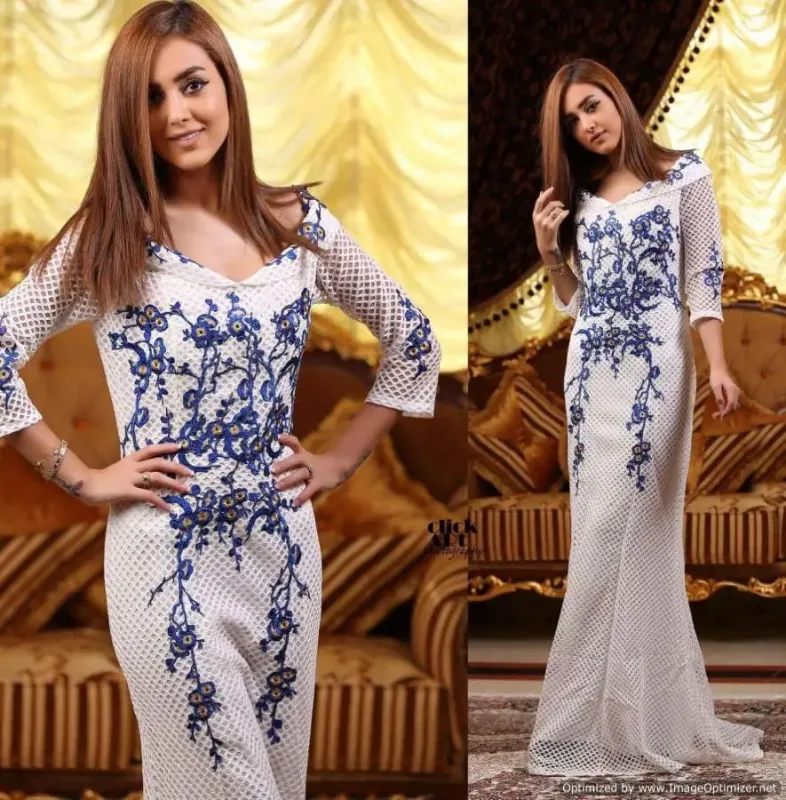 Picture of Radhe Designer Multicolor Cotton Kaftan Dress for Women - F10654