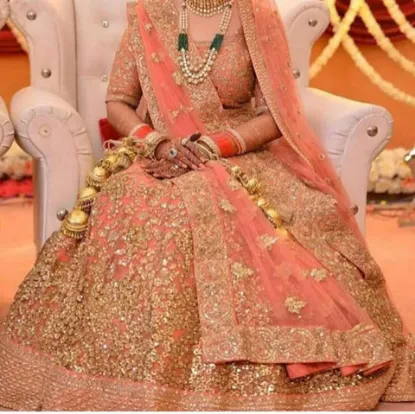 Picture of indian lehenga modest maxi gown designer saree wedding 