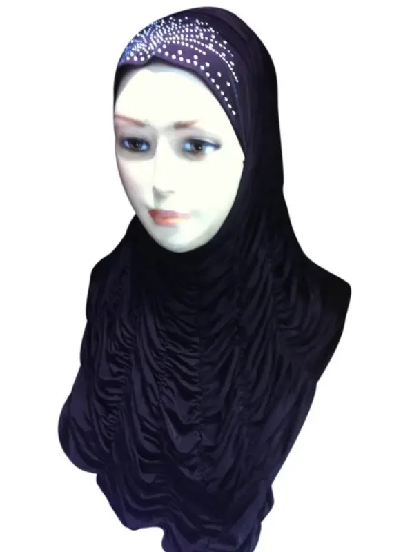 Picture of Radhe Designer Black Cotton Kaftan Dress for Women - B22