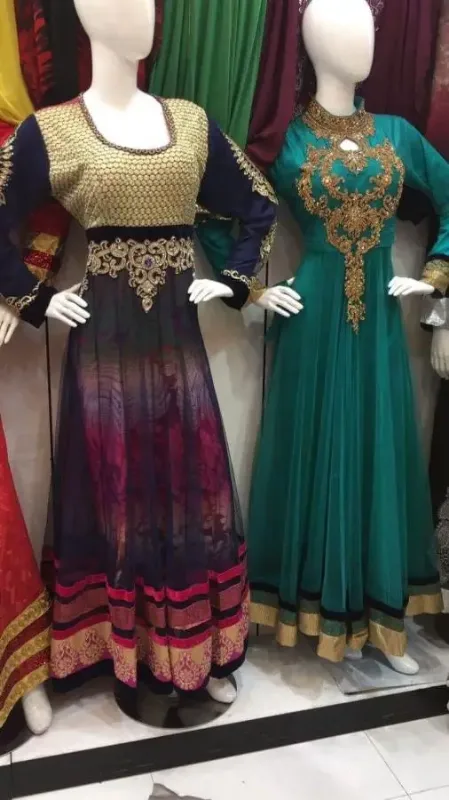 Picture of Radhe Designer Multicolor Georgette Kaftan Dress for Women - F1824