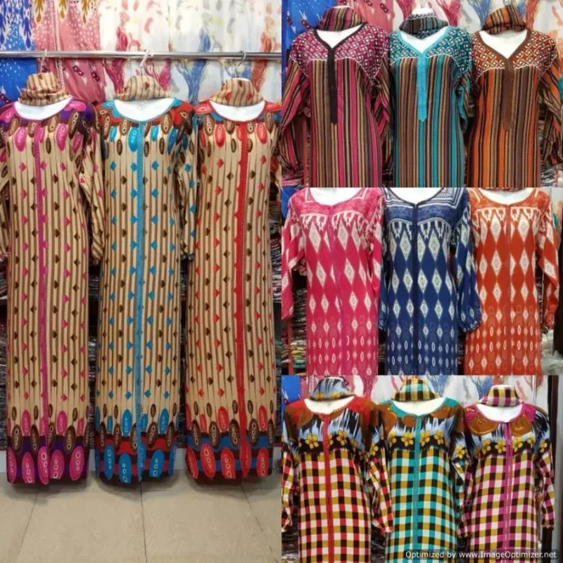 Picture of Radhe Designer Multicolor Georgette Kaftan Dress for Women - F2269
