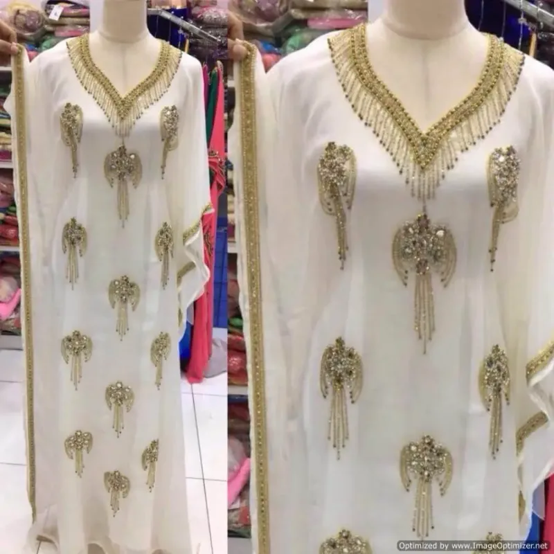 Picture of Radhe Designer Multicolor Georgette Kaftan Dress for Women - F2231