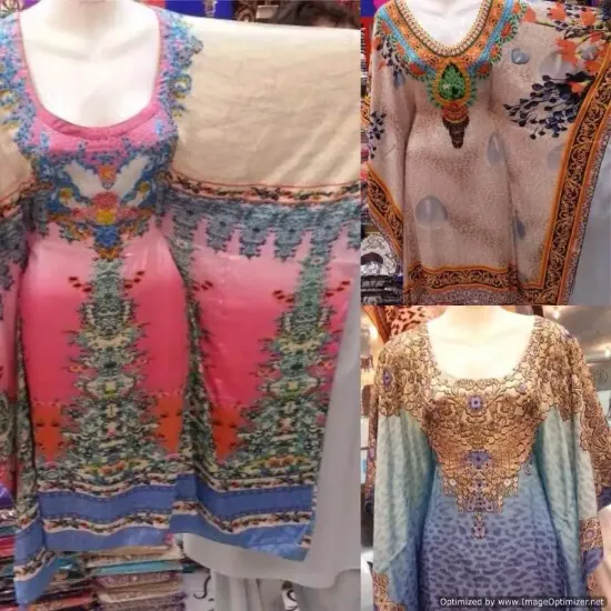 Picture of customly designed exquisite range of farasha kaftan at 