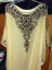 Picture of Multicolor Georgette Modest Dress for Women - Bordered Modern Ethnic Look