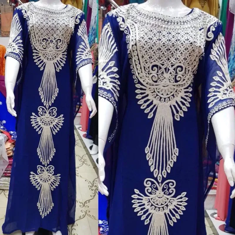 Picture of Radhe Designer Multicolor Georgette Kaftan Dress for Women - F2456