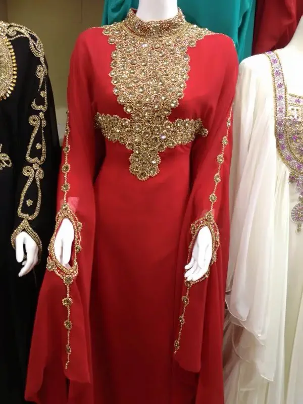 Picture of Radhe Designer Multicolor Georgette Kaftan Dress for Women - F9247